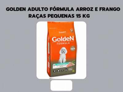 Golden Adulto Formula Raças Pequenas Arroz e Frango 15kg